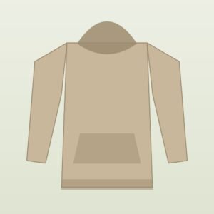 Hoodie Pambuku Bezhë